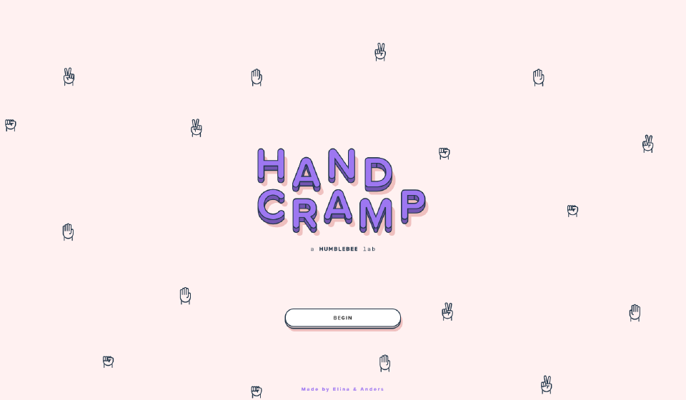 「HandCramp」線上猜拳遊戲